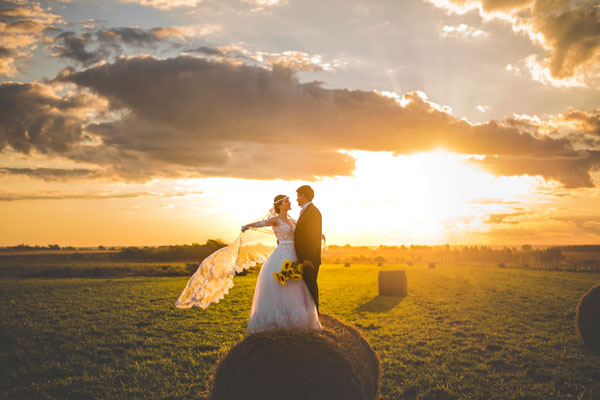 Das ideale Wetter für Hochzeiten